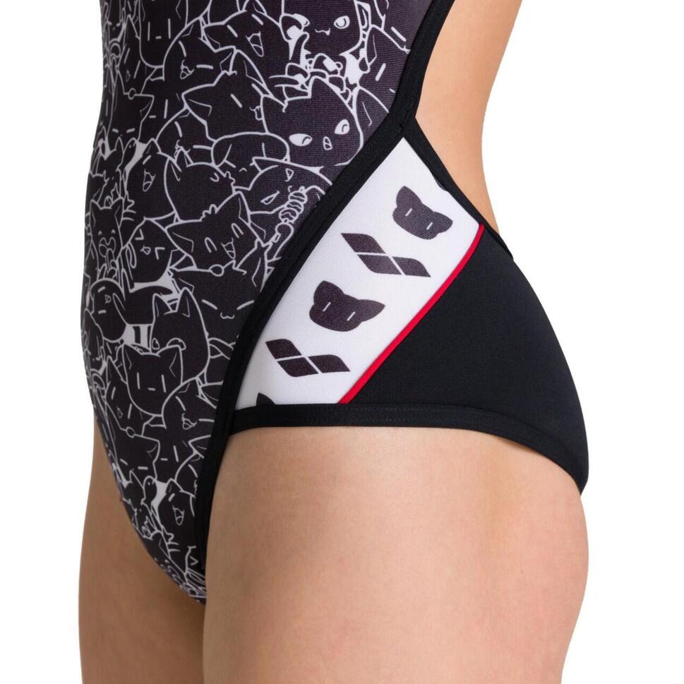 G B/W Kitties Jr Super Fly Back One Piece 6-7 Black