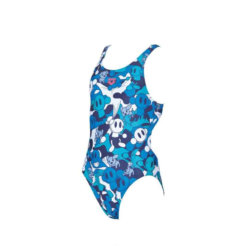 MÄDCHEN BADEANZUG G CAMO KUN JR SCHWIMMEN TECH JUNIOR