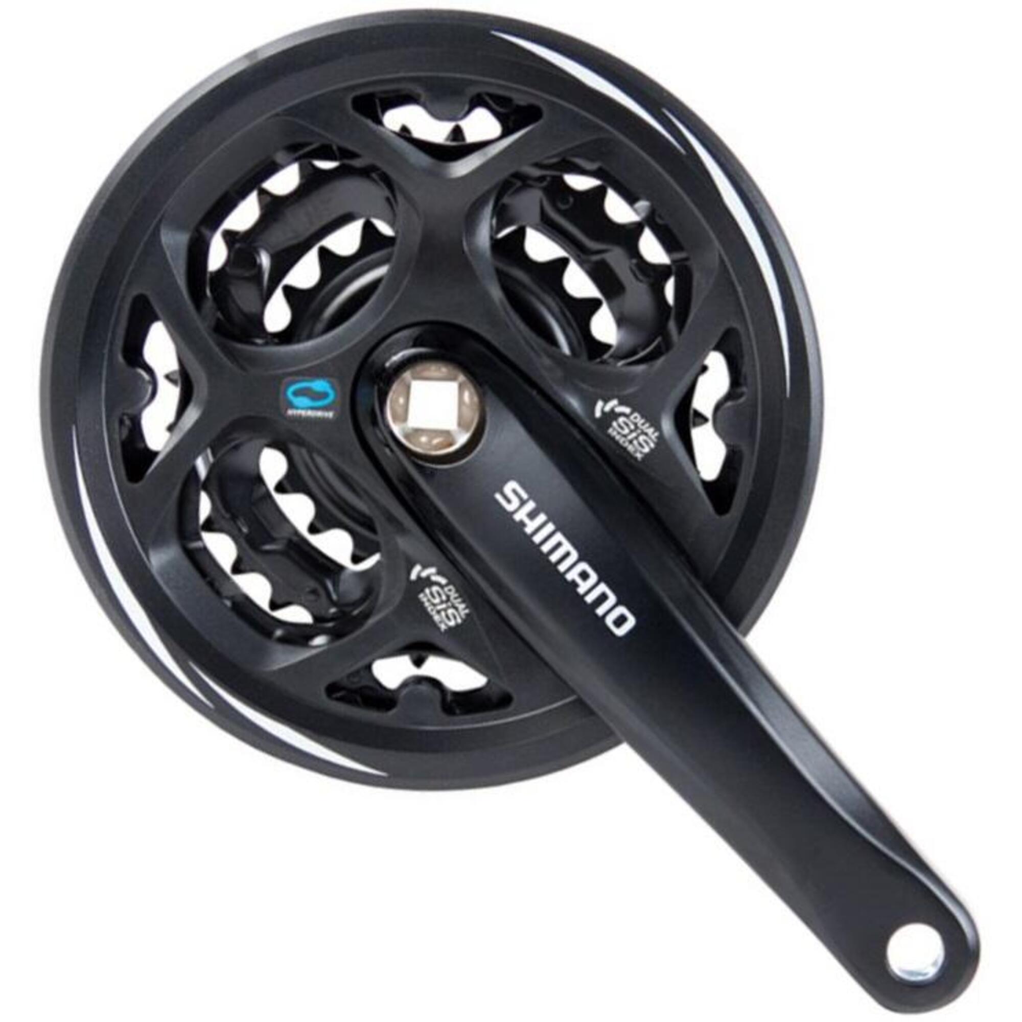 Shimano 42/32/22 Guarnitura Altus nera