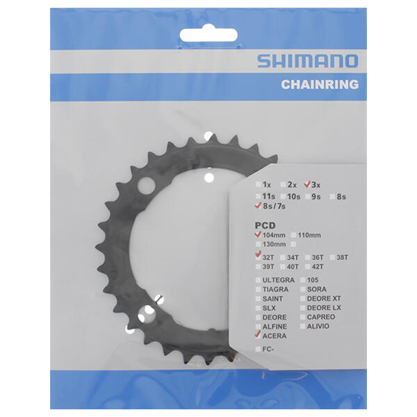 Plateau VTT Shimano 4BRA ACERA M361 8V. 2/3