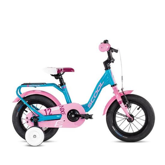 niXe, 18 Zoll Kinderfahrrad, 1-Gang, Rosa, 110–125 cm, 5–7 Jahre