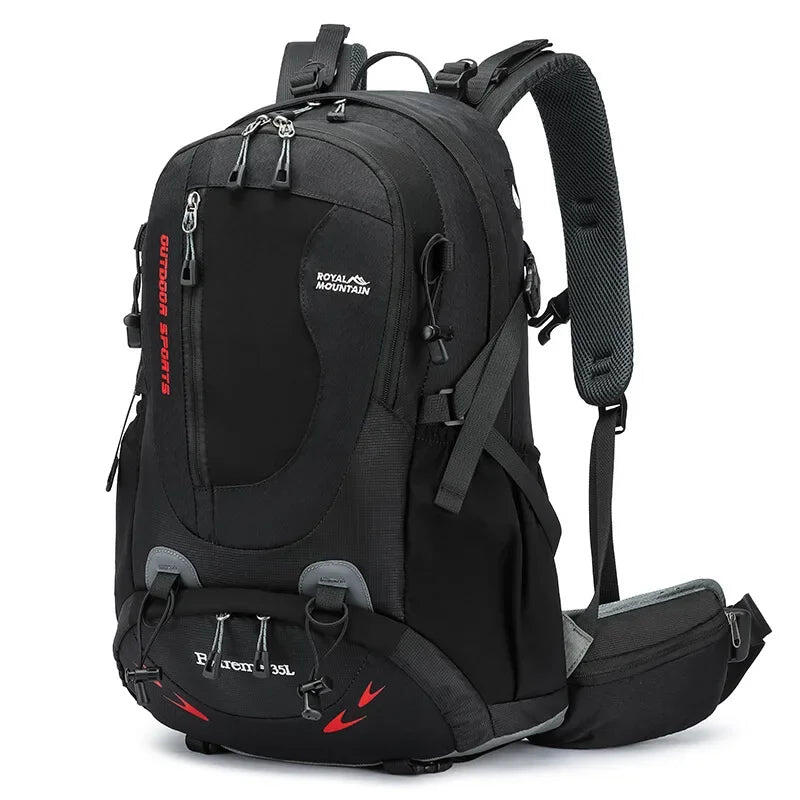 Hiking Backpack with 35L Waterproof Cushion Nylon