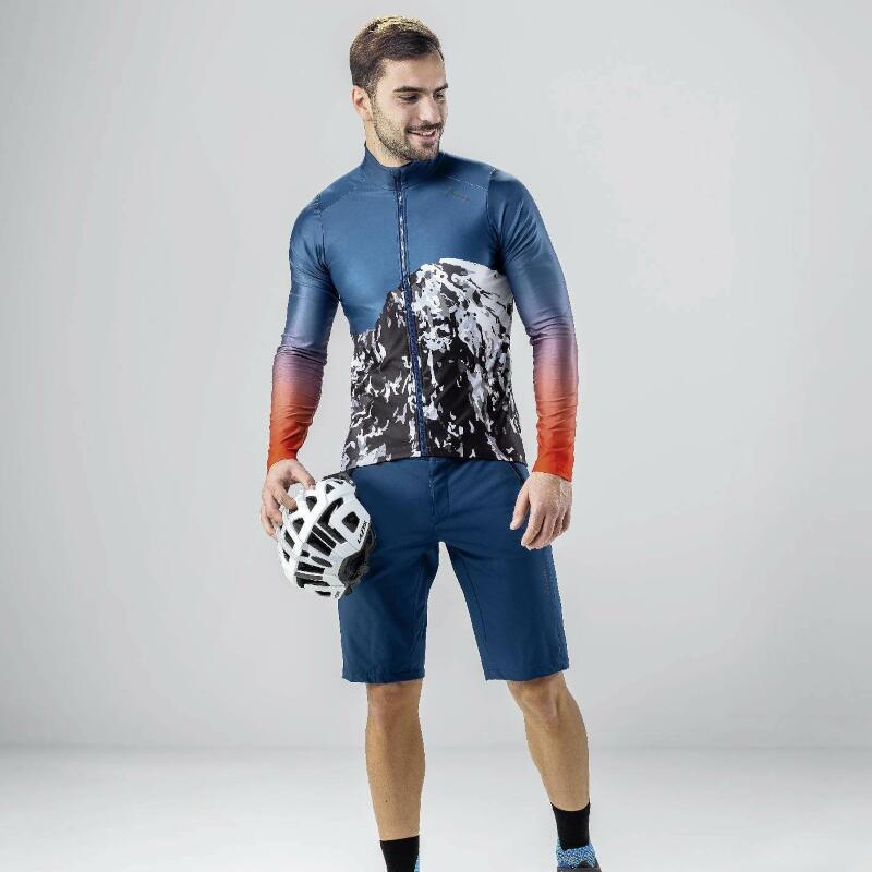 Chemise de cyclisme manches longues M Bike L / s Jersey Scarp-Bleu 4/5