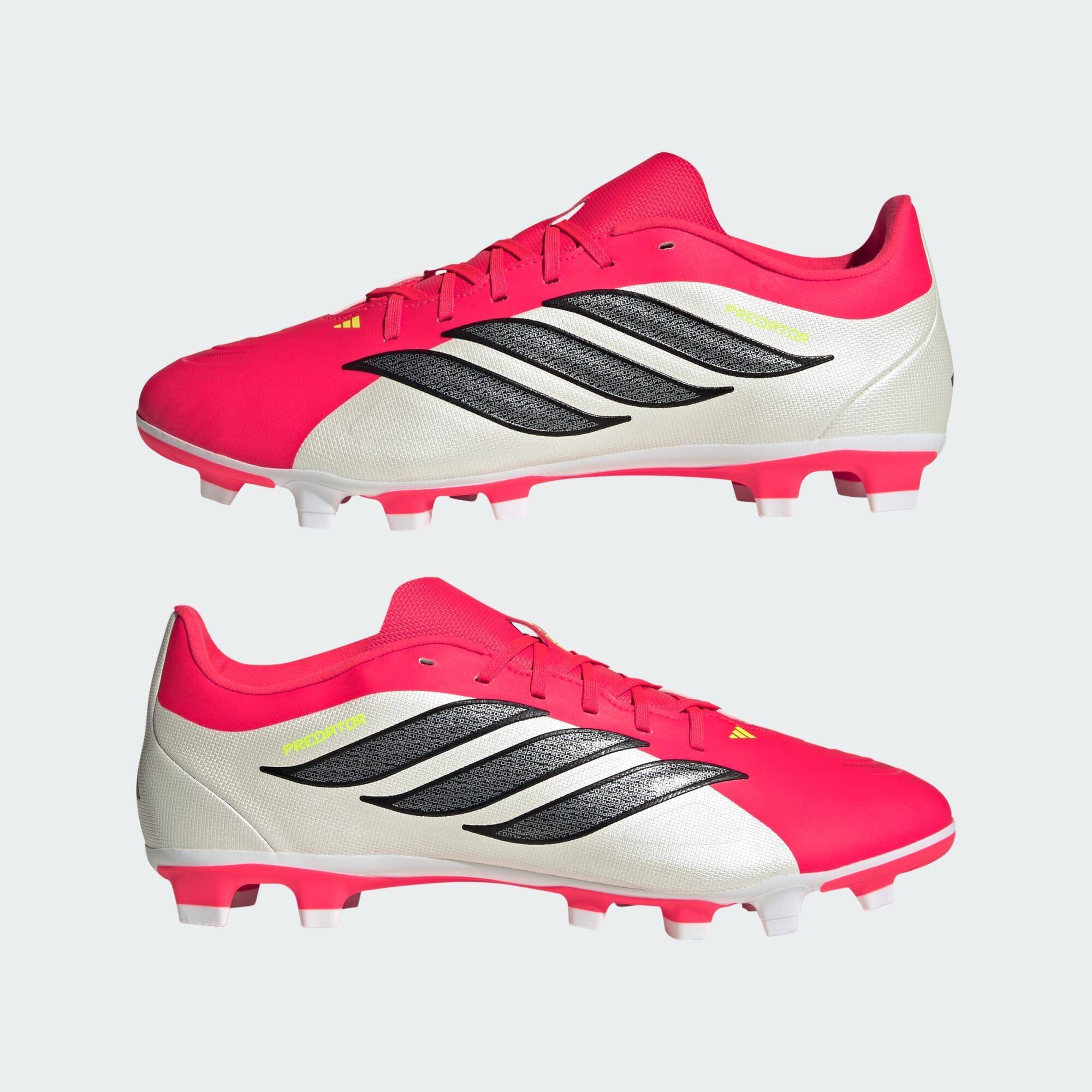 Adidas PREDATOR CLUB FG/MG Unisex Football Shoes Red -  4