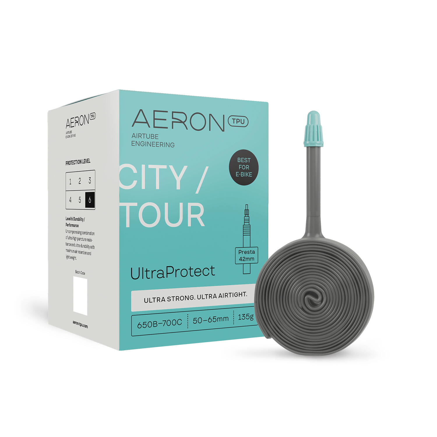 Chambre air City- UltraProtect - 50-65mm - Presta 42mm - 650b / 700c 2/6