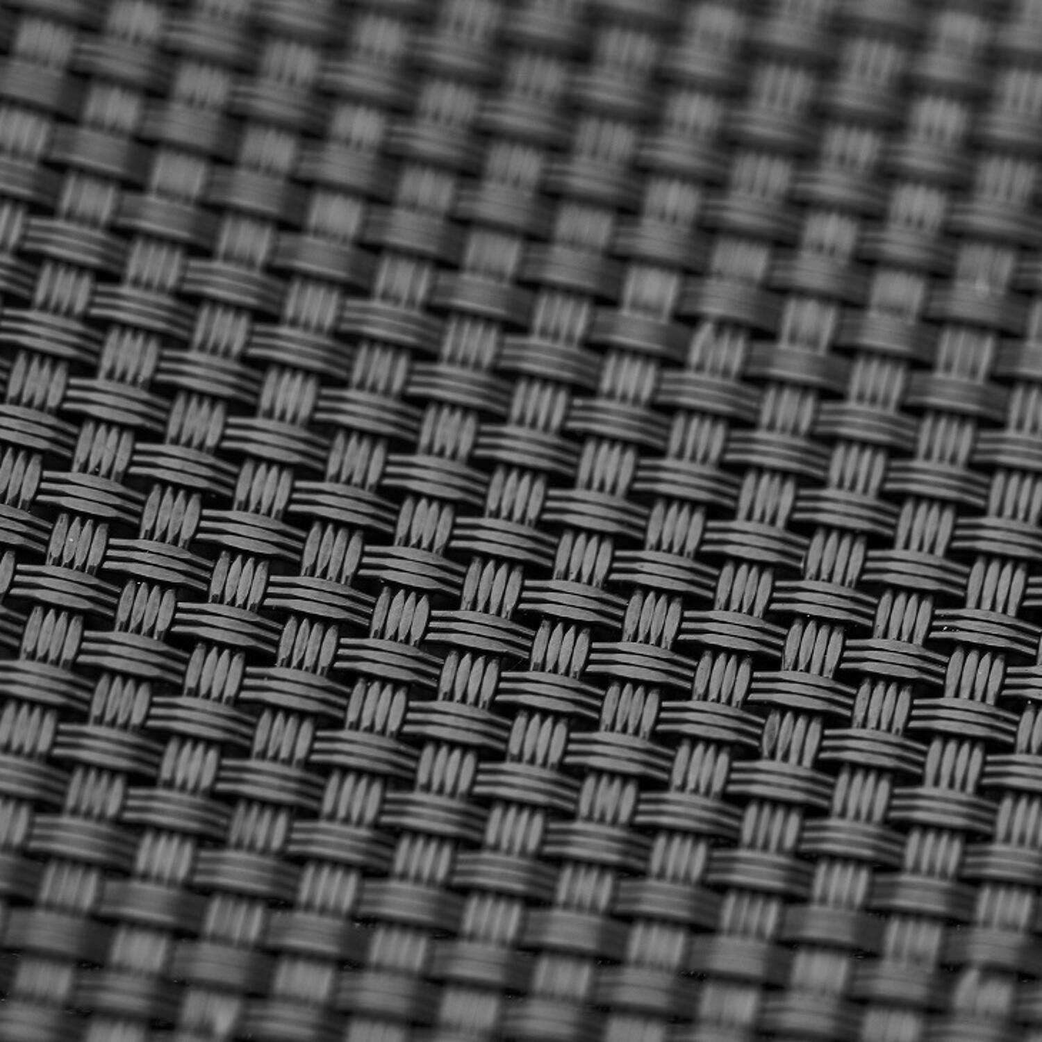 Trampoline ovale 366x244cm noir SYDNEY + filet et échelle 6/7