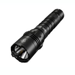 Zaklamp P22R tactisch oplaadbaar 1800 lumen - Zwart