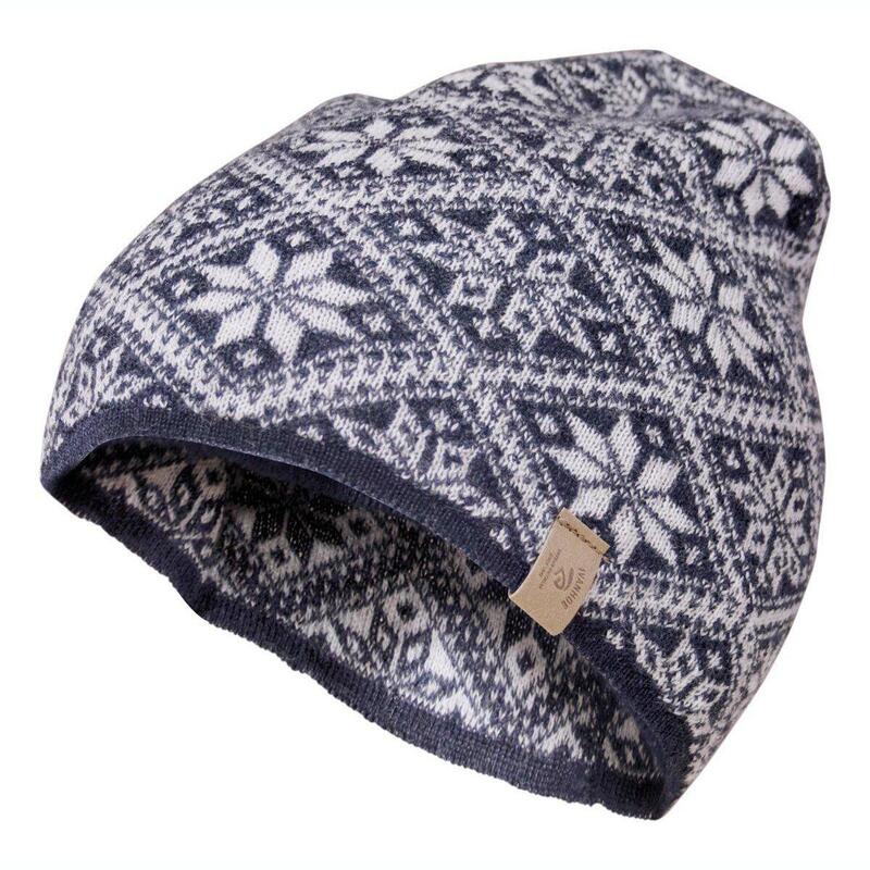 Gebreide muts van wol Freya Light Navy - One Size - Blauw