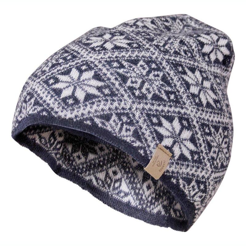 Bonnet tricoté en laine Freya Light Navy - Taille unique - Bleu