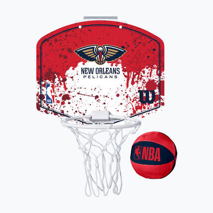 Ensemble De Mini Panier De Basket NEW ORLEANS PELICANS Adulte (Rouge) Taille