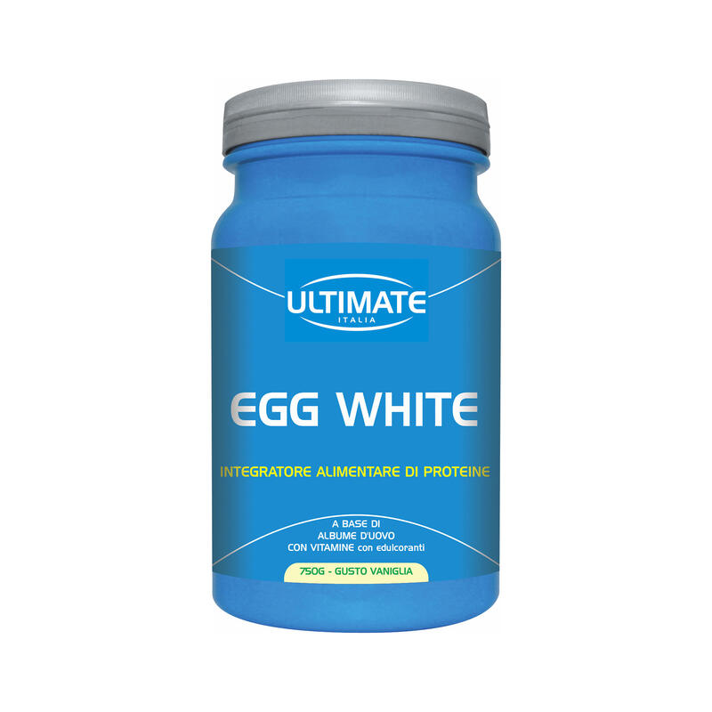 EGG WHITE 750g VANIGLIA 100% PROTEINE DA ALBUME D'UOVO
