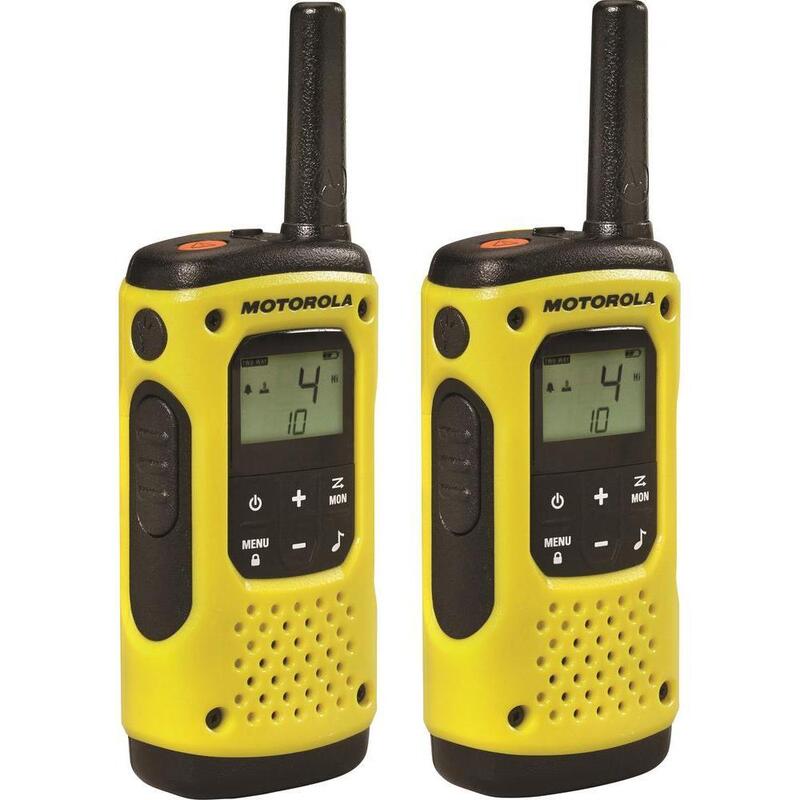 Draagbare PMR radio Motorola TLKR T92 H2O IP67 set met 2 stuks Geel
