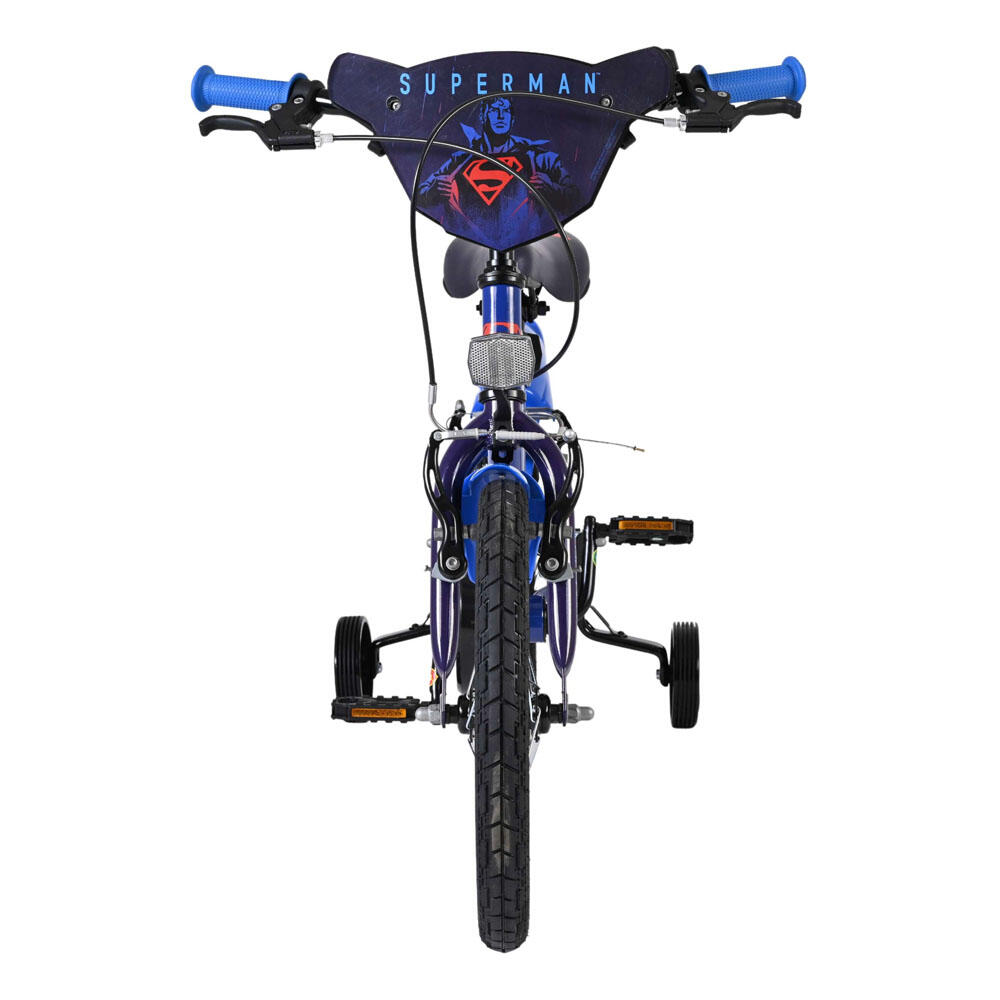 Superman Kinderfahrrad 16 Zoll blau mit zwei Handbremsen 3/7
