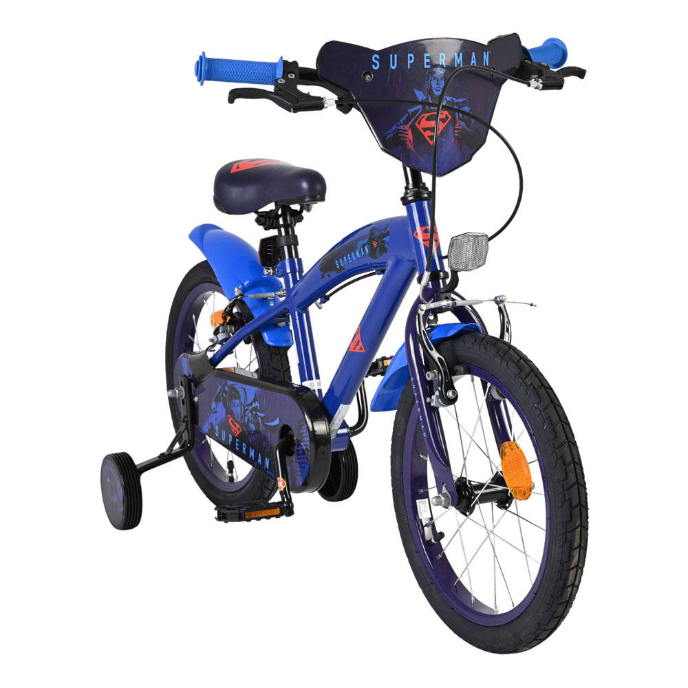 Superman Kinderfahrrad 16 Zoll blau mit zwei Handbremsen 2/7