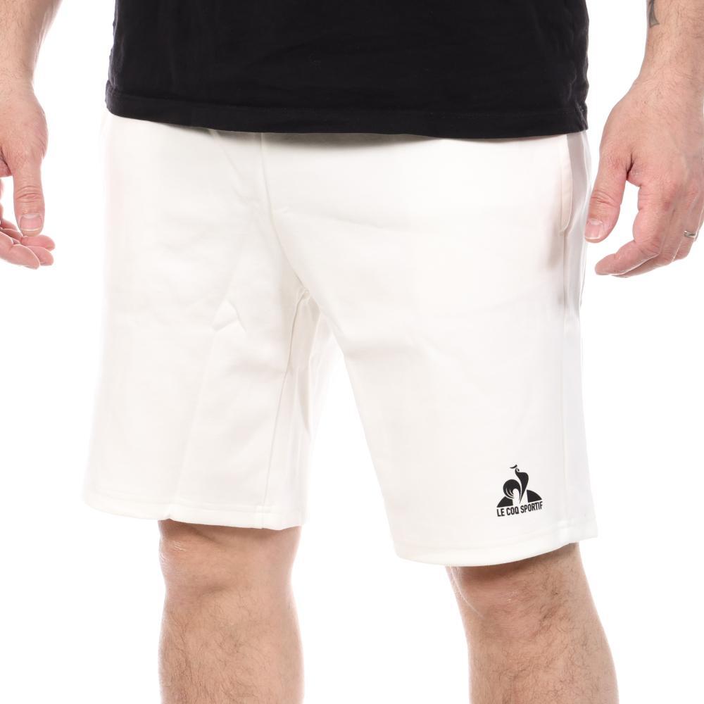 Men's Le Coq Sportif Marshmallow White Shorts