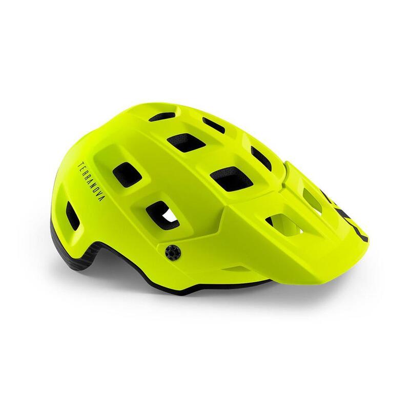 MET Terranova Helmet - All-Mountain/Trail Lime Green | Matt