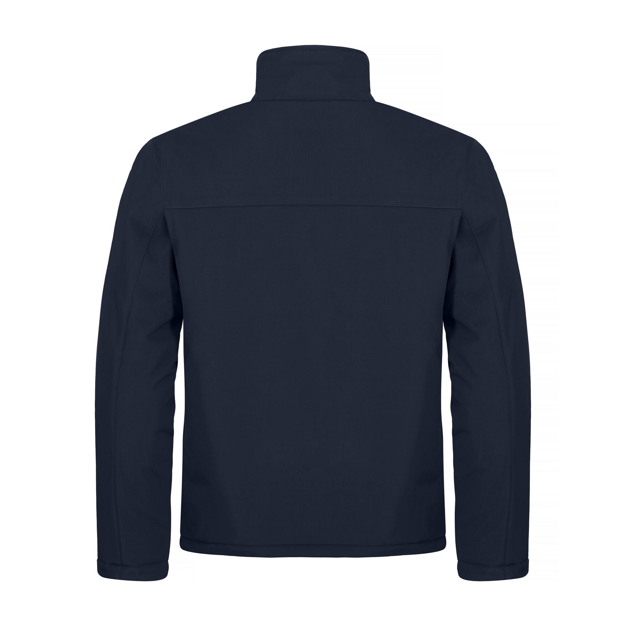 Mens Padded Soft Shell Jacket (Dark Navy) 2/4