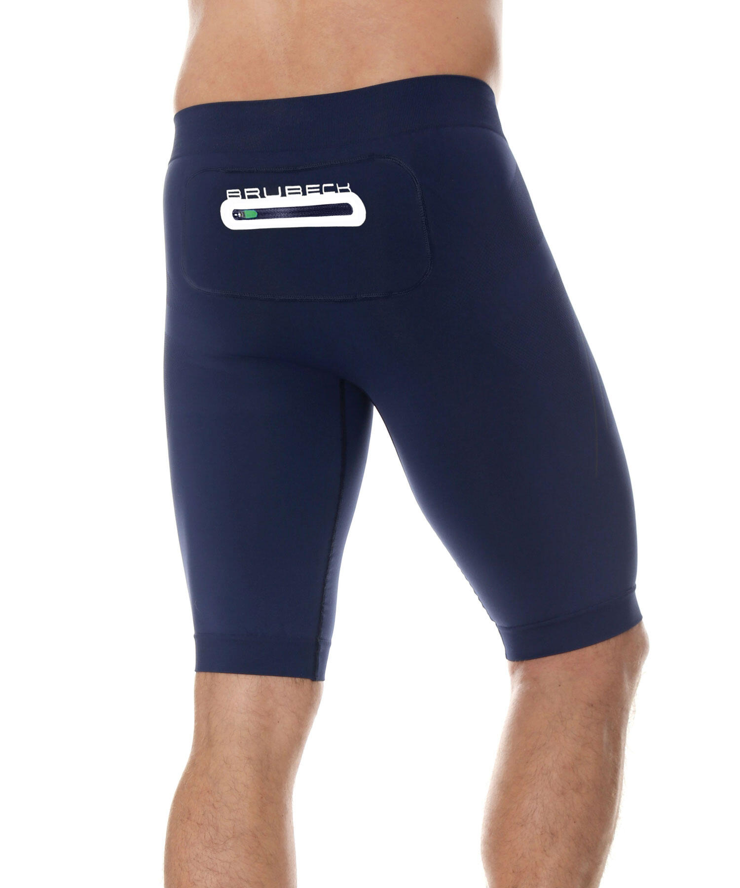 Spodnie do biegania 1/2 męskie Brubeck RUNNING FORCE 2/4