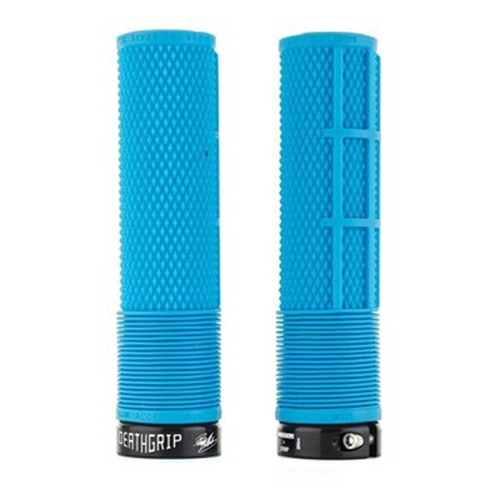 DMR DMR Deathgrip Bar Grips - Blue Thin Flangeless