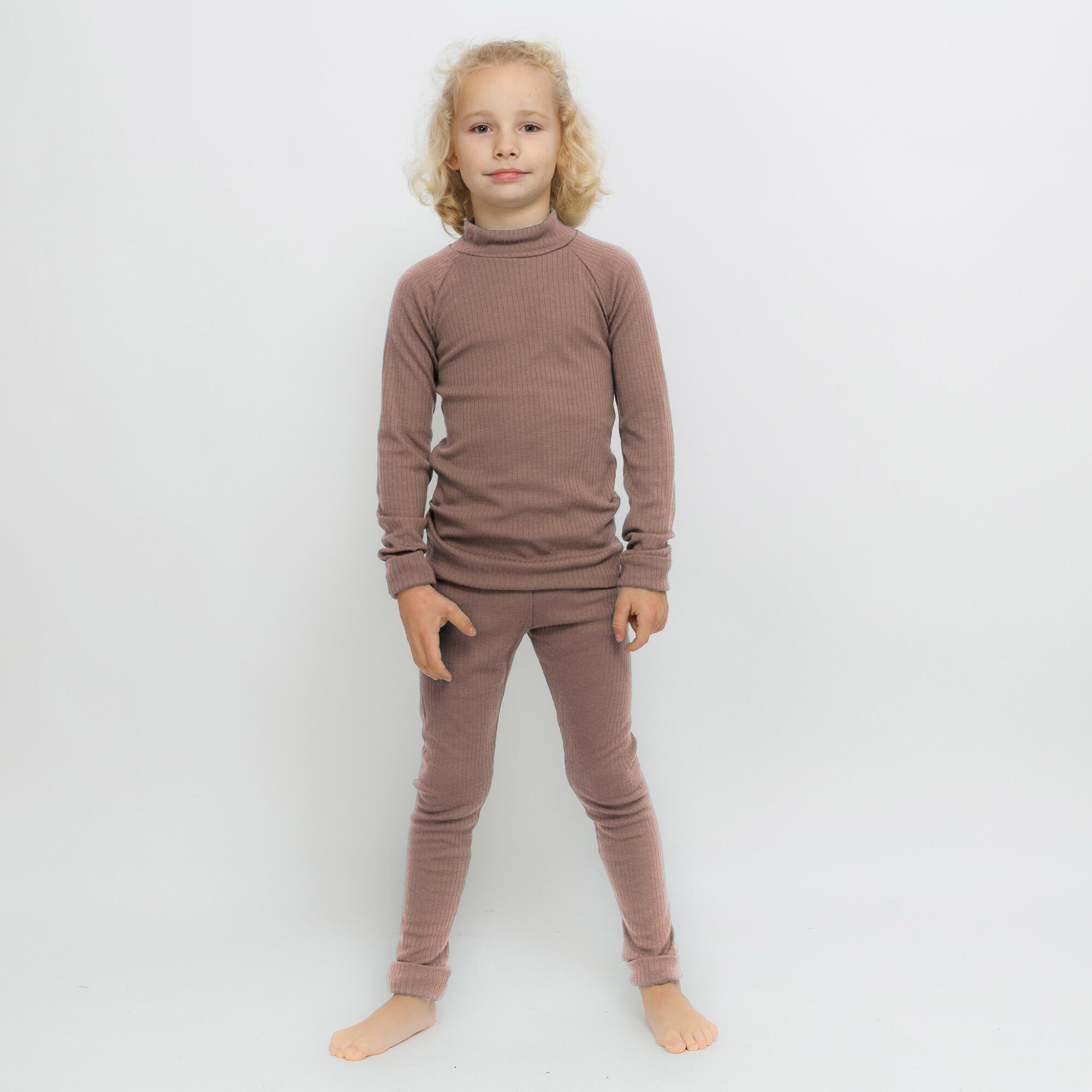 ŠIJEME SRDCEM Dětské MERINO legíny