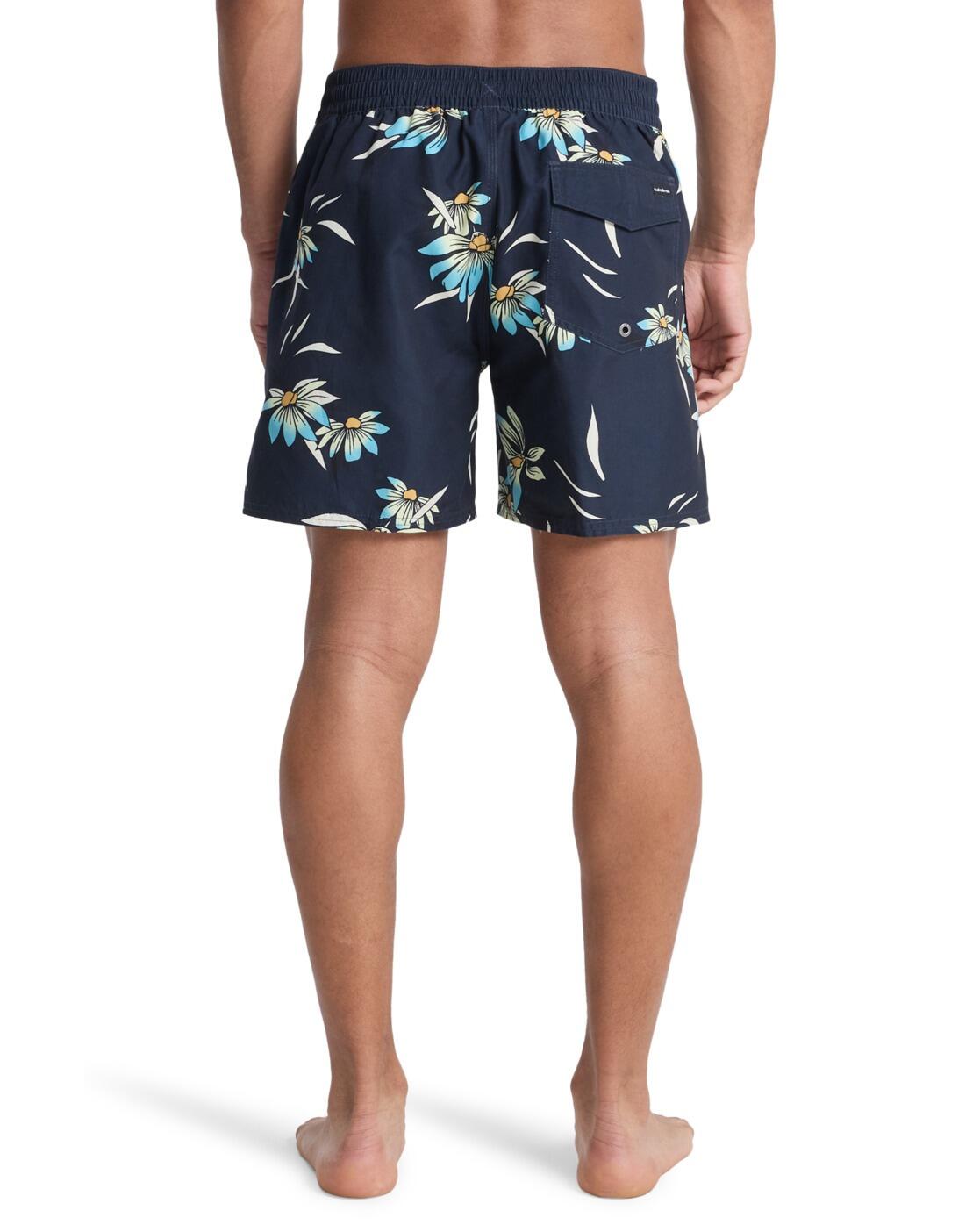 Short de natación EVERYDAY 16" Azul Hombre 3/4