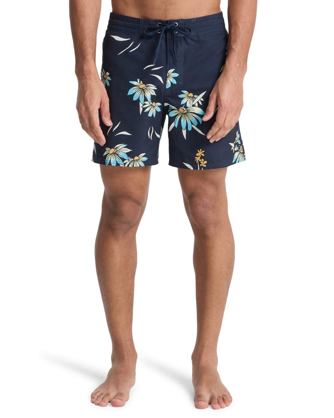 Short de natación EVERYDAY 16" Azul Hombre 2/4