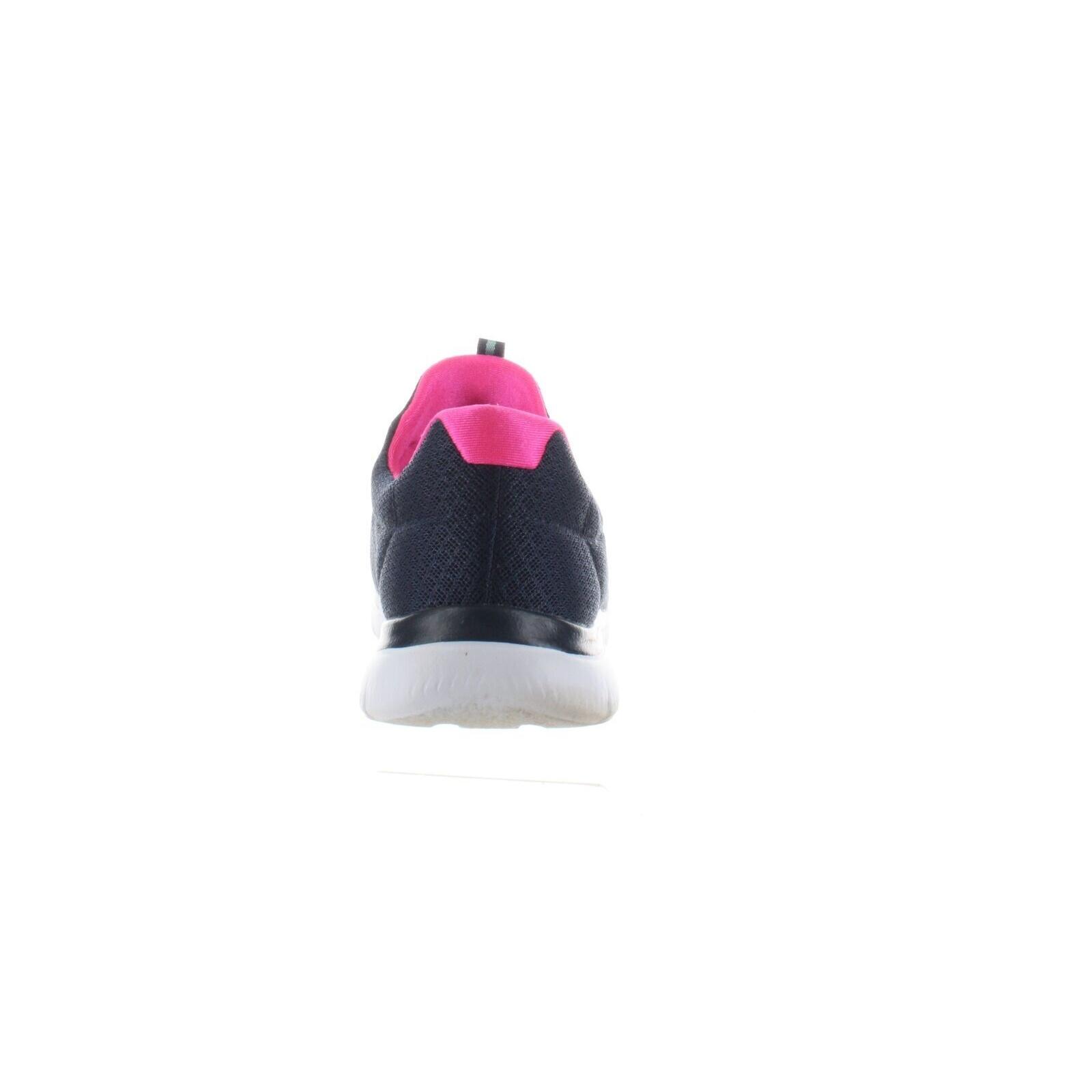 Womens/Ladies Summits Striding Slip On Trainer (Navy/Hot Pink) 2/5