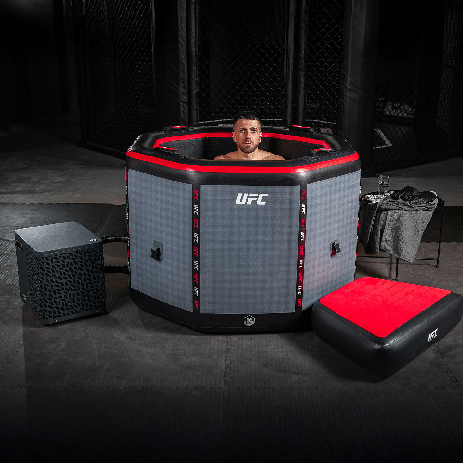 Pack Chiller 7KW ICEBATH UFC OCTOGONE NETSPA : Thérapie froide - 170x92x90cm 7/7