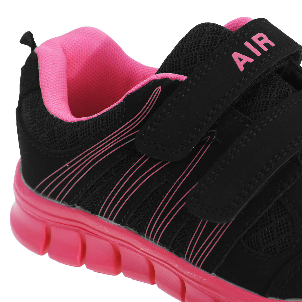 Childrens/Kids Air Sprint Touch Fastening Lightweight Jogger Trainers 2/2