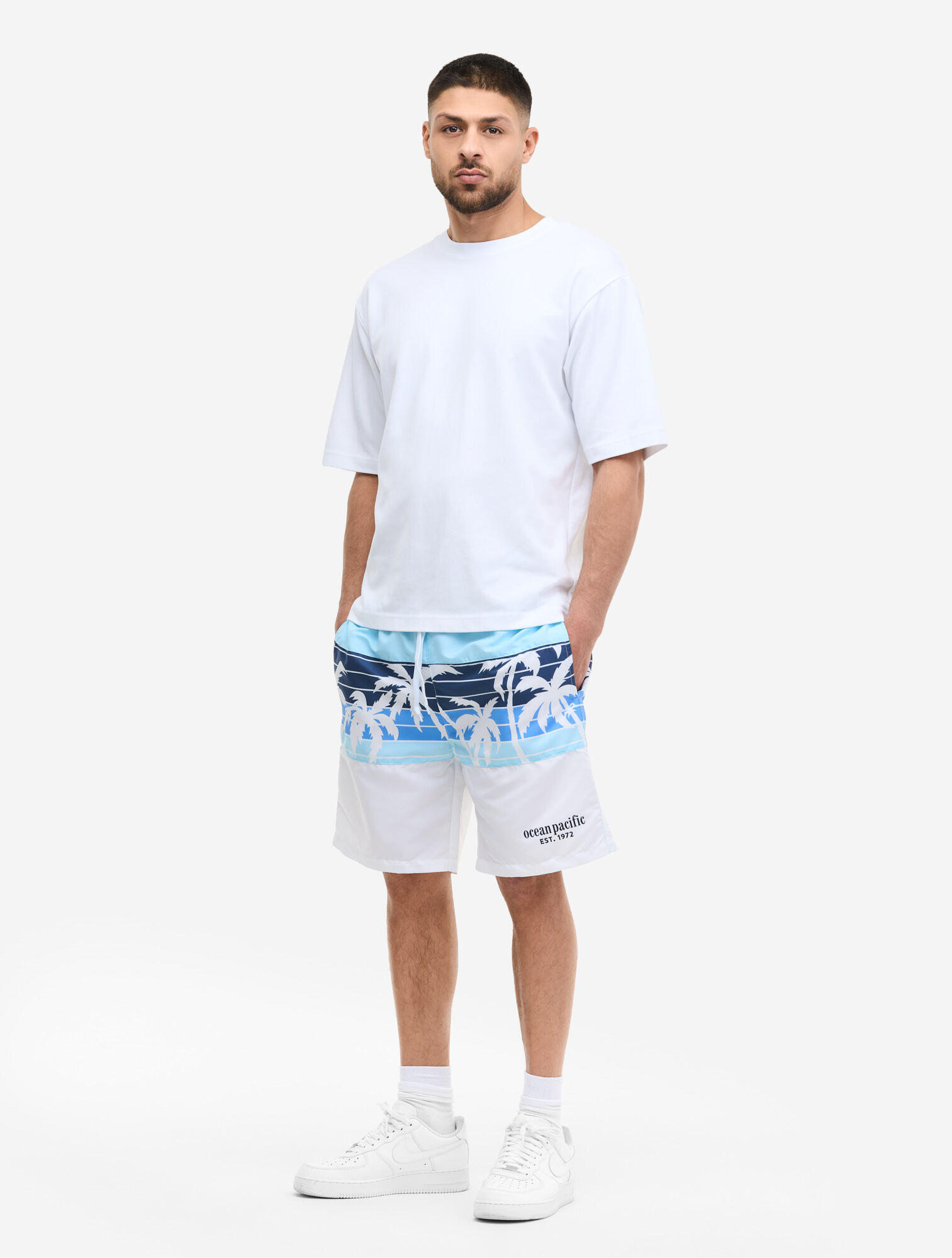 OCEAN PACIFIC Herren Beachshorts normale Passform WAVELET 3/6