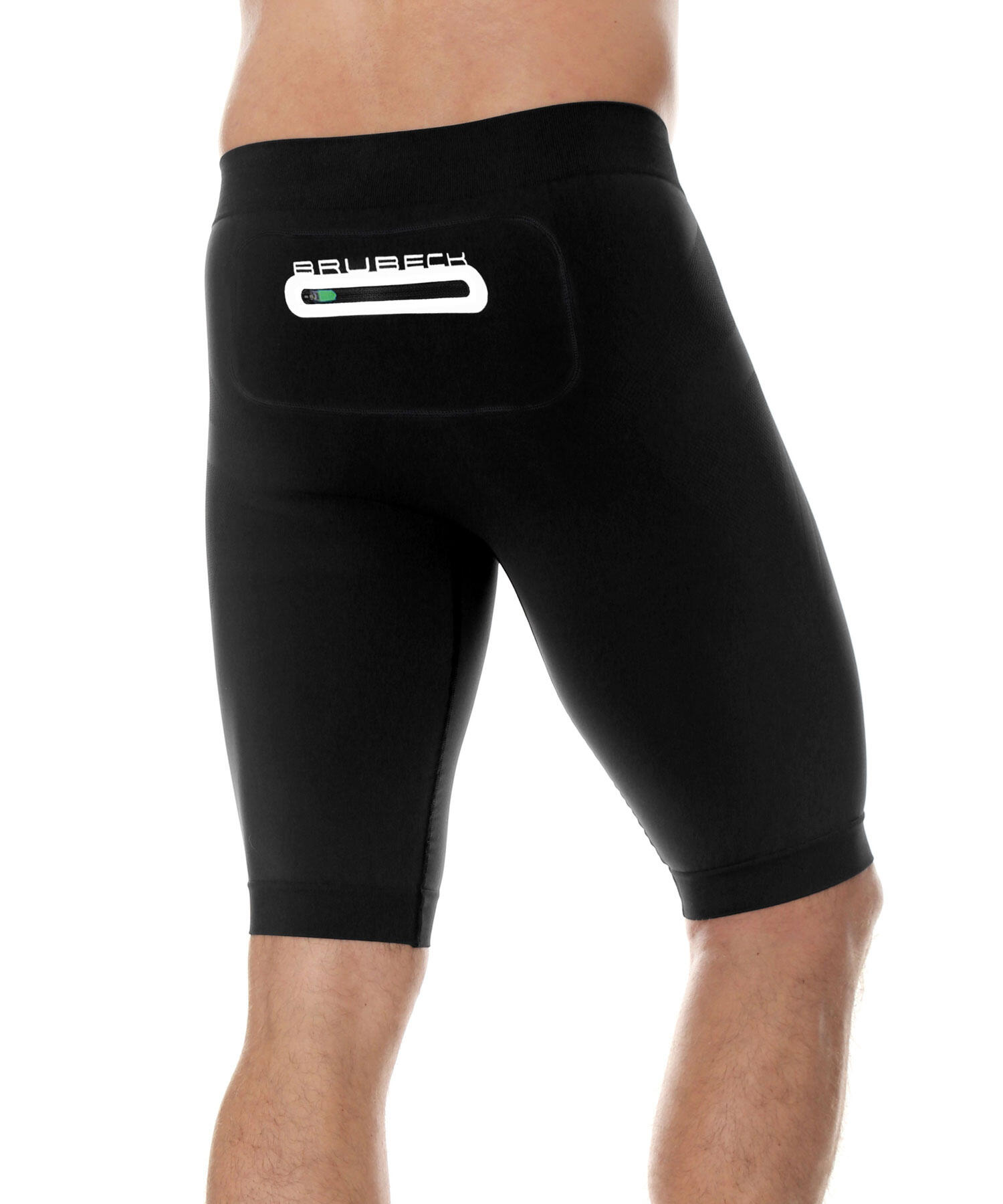 Spodnie do biegania 1/2 męskie Brubeck RUNNING FORCE 2/4