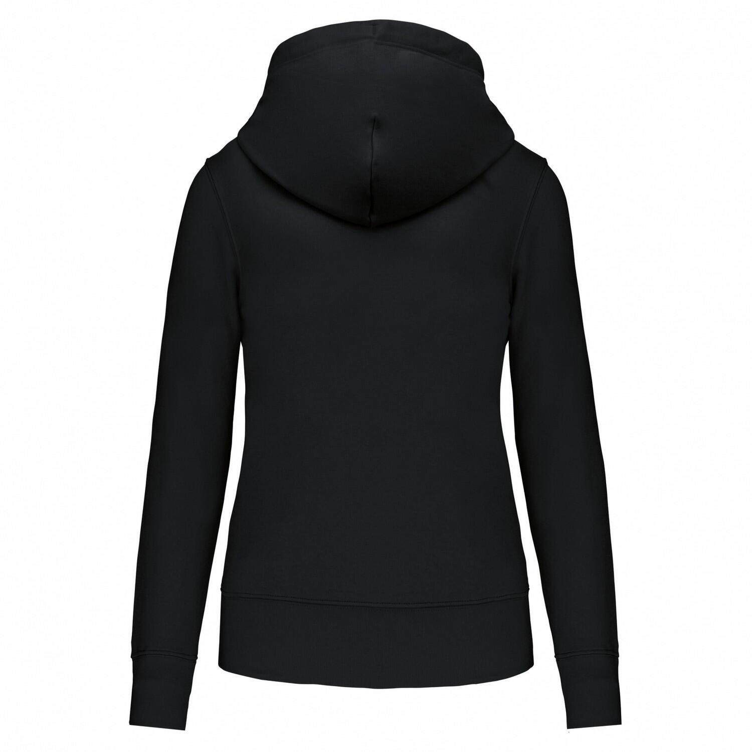 Sweat À Capuche Femme (Noir) 2/3