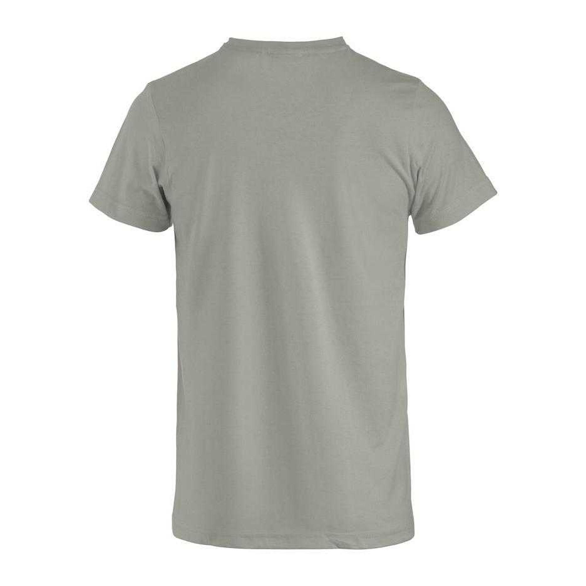 Basic Maglietta Uomo Clique Argento 2/3
