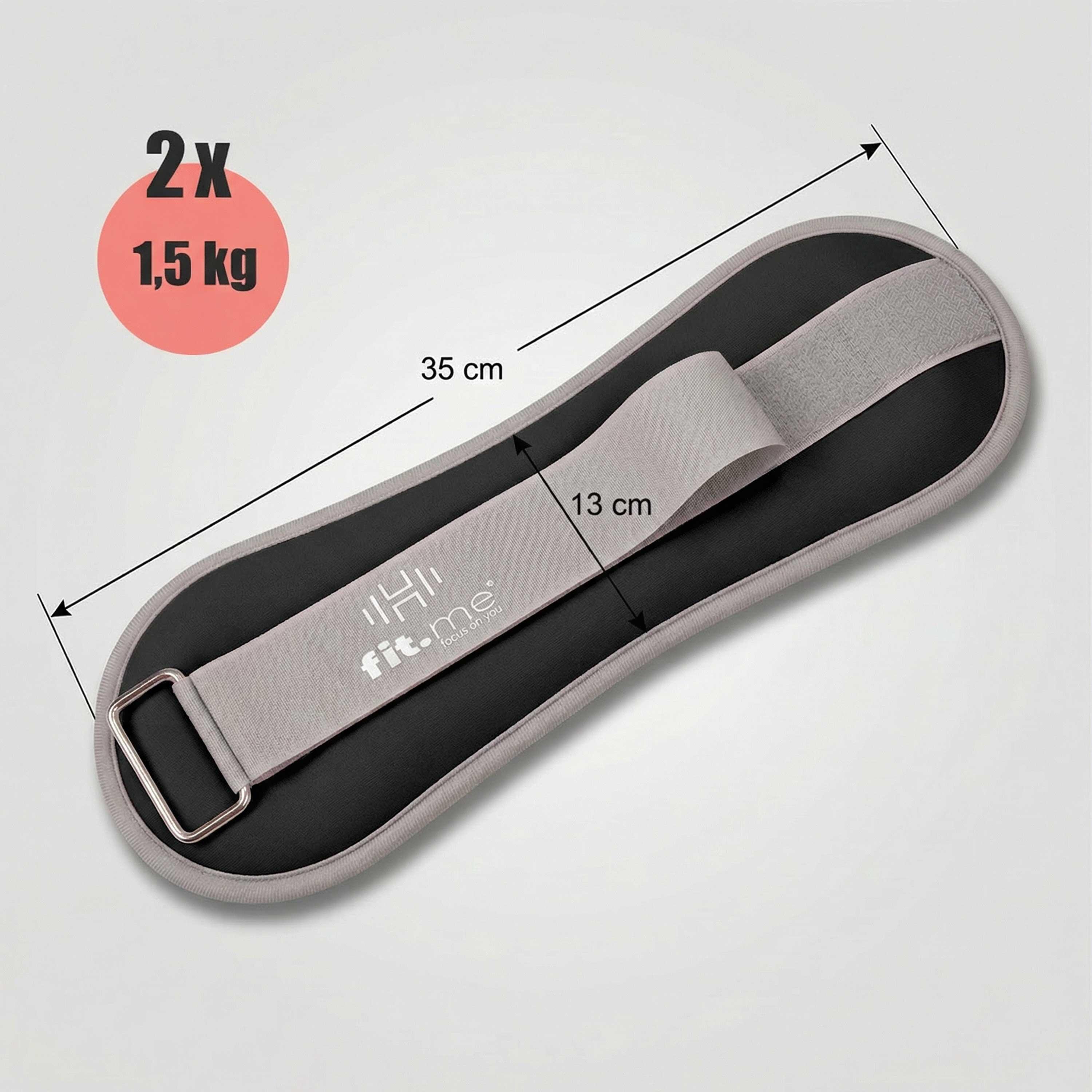 Obciążniki ciężarki na kostki nadgarstki ręce nogi 2x1,5kg ciężarki fit.me 7/7