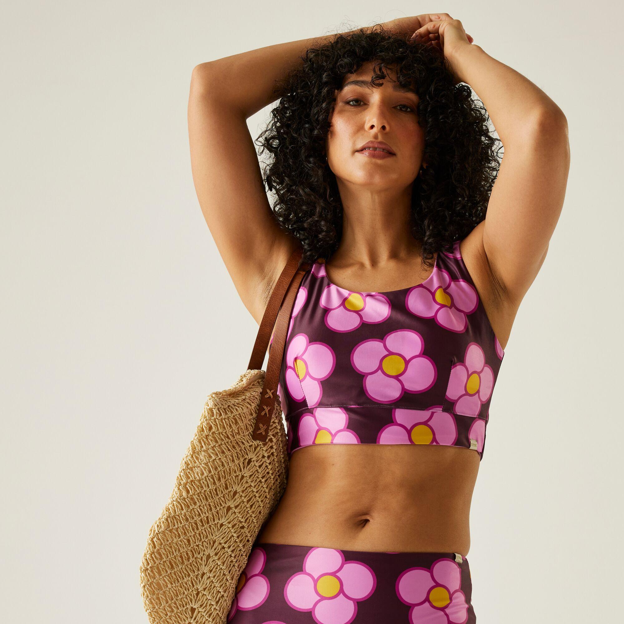 Maillot de bain 2 pièces réversible femme Regatta Orla Kiely 3/7