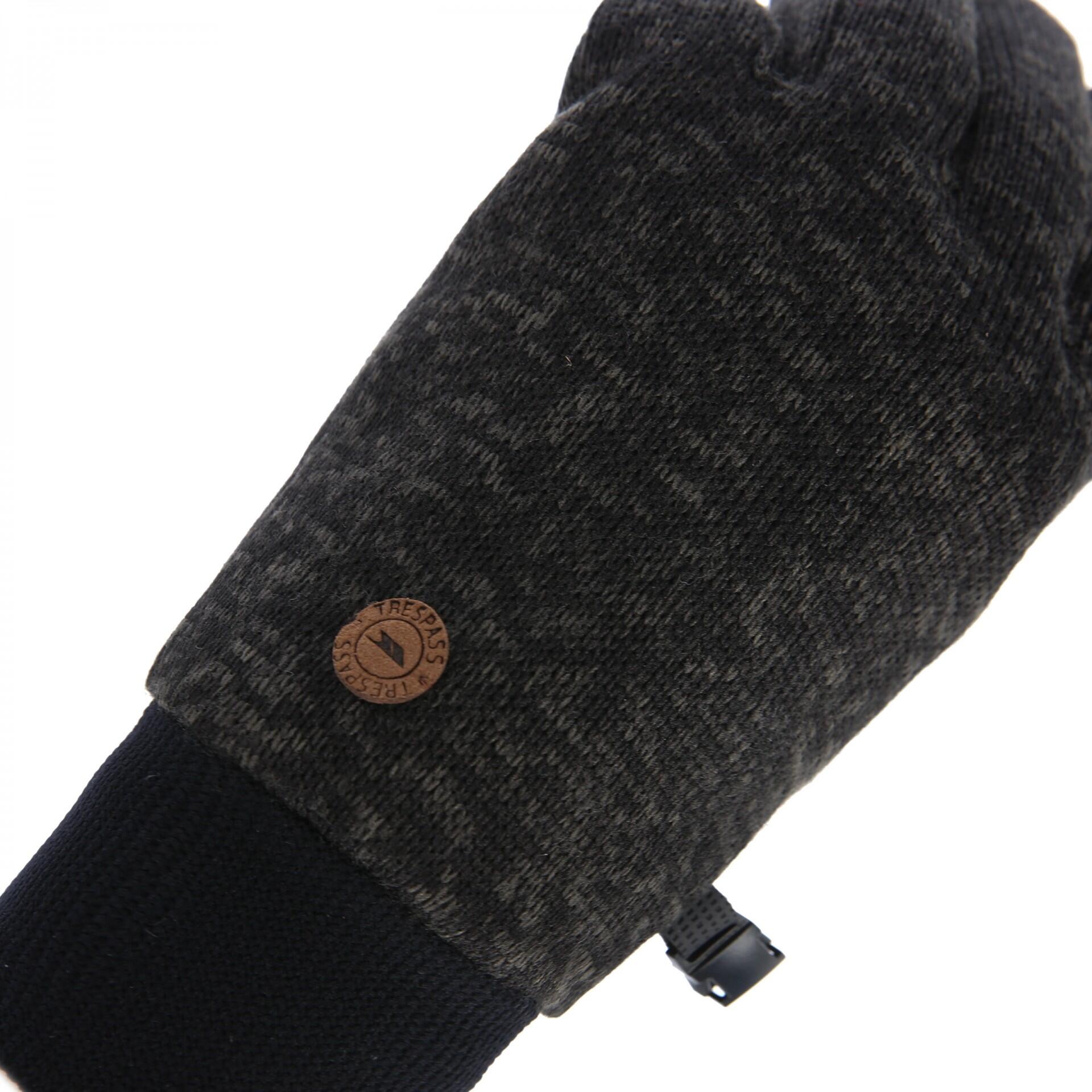 Adulto Unisex ! Guanti Invernali 100% Poliestere Trespass Tetra Grigio Scuro 2/5
