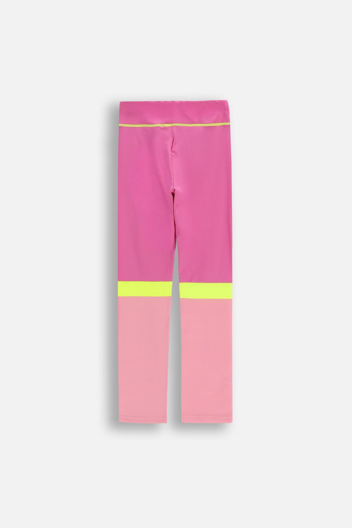 Legginsy do gimnastyki dla dzieci WL6 różowe