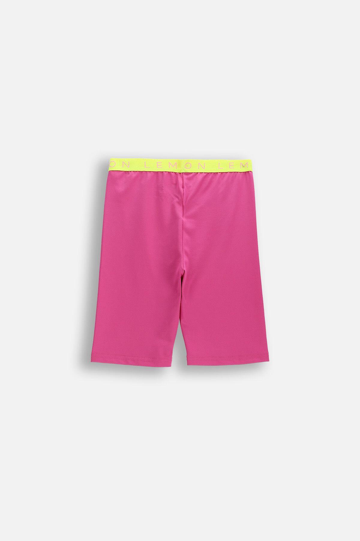 Legginsy sportowe dla dzieci Lemon Explore WL6 krótkie różowe