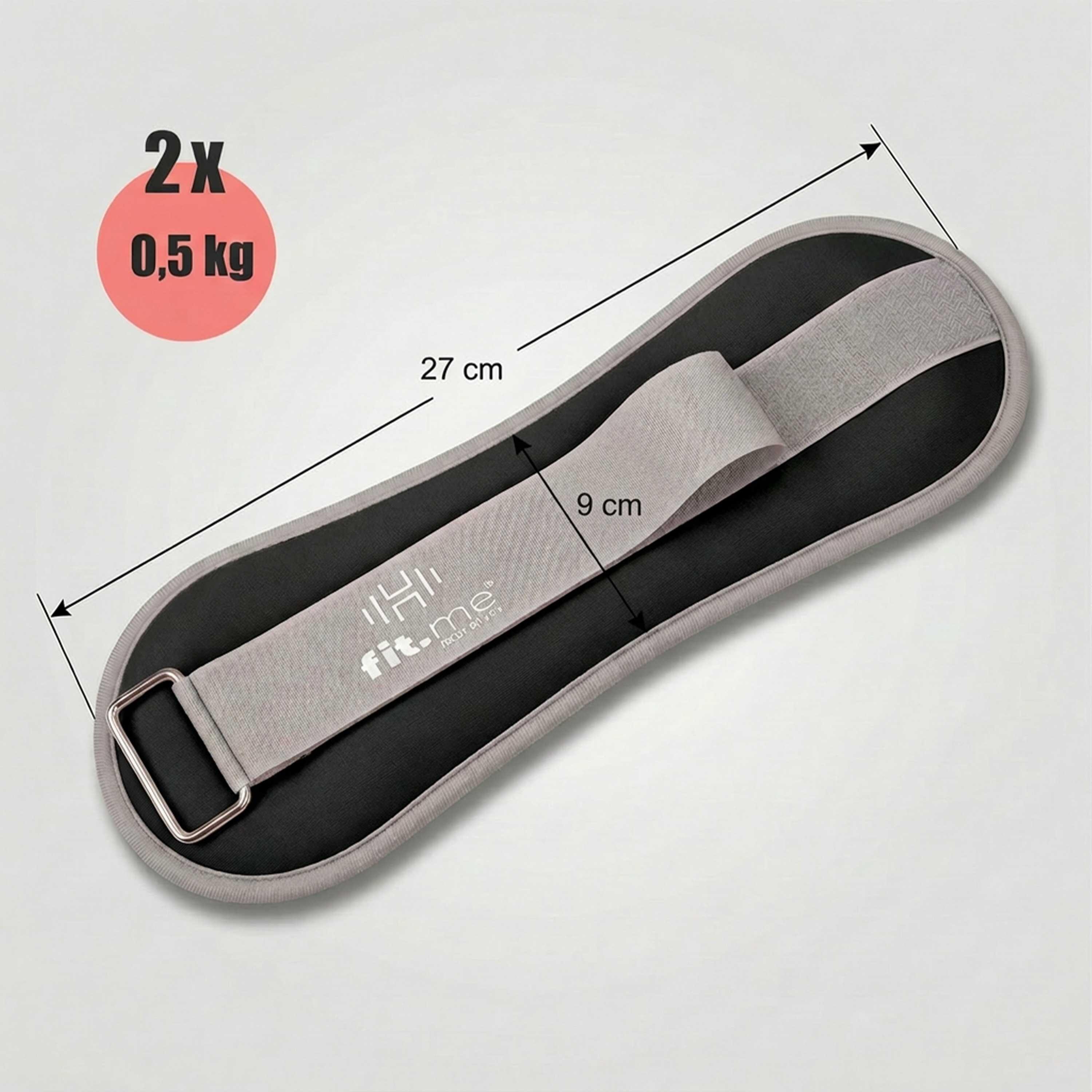 Obciążniki ciężarki na kostki nadgarstki ręce nogi 2x0,5kg ciężarki fit.me 7/7