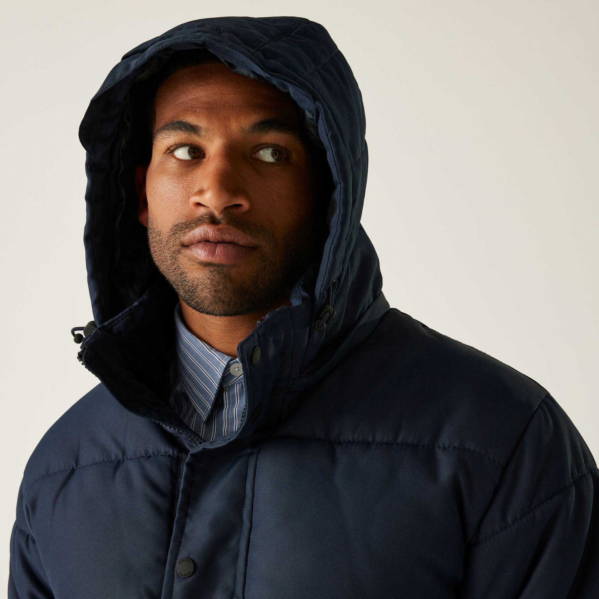 Mens Northdale Insulated Padded Hooded Jacket 7/7