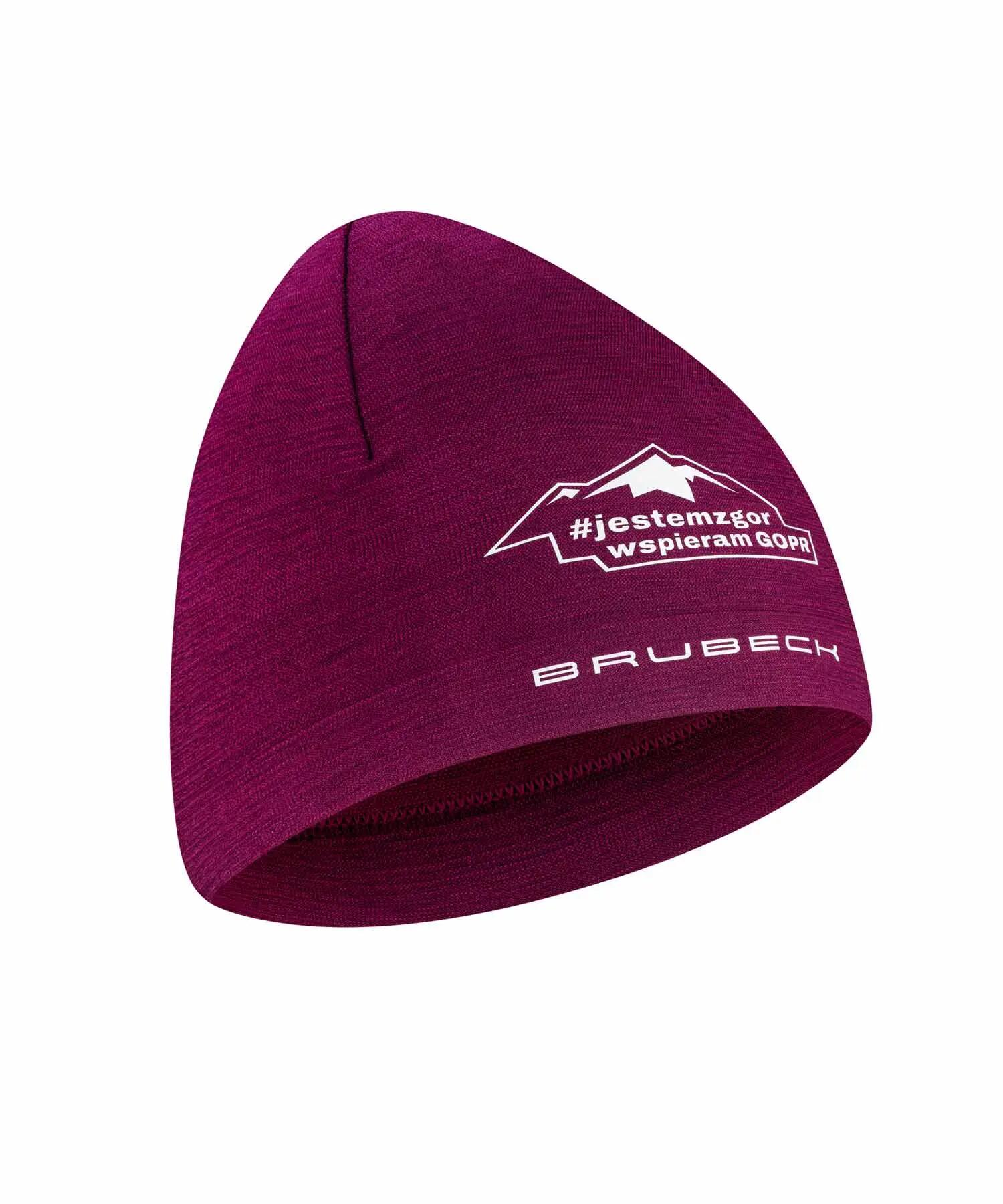 Czapka wełniana unisex jednowarstwowa Brubeck #JESTEMZGOR #WSPIERAMGOPR 2/3