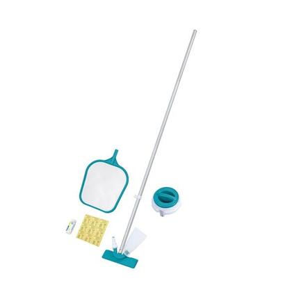 Bestway Kit accessoires piscine AquaClear: aspirateur + bandelettes de test