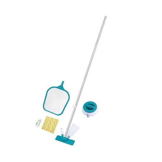 Bestway Kit accessoires piscine AquaClear: aspirateur + bandelettes de test