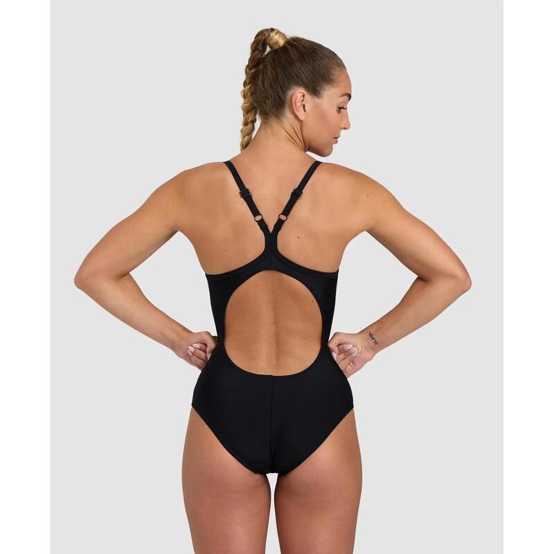 Costum de baie pentru femei Arena Solid Swimsuit Lightdrop