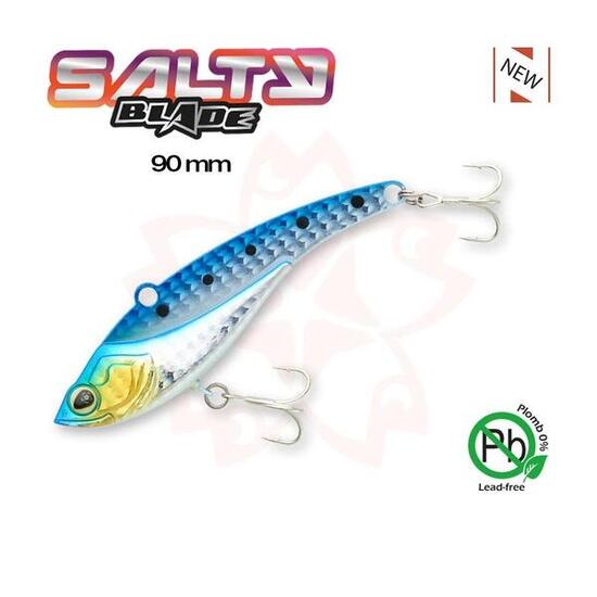 Sakura Salty Blade ZN - Lame vibrante 9 cm 25 g, Scale Sardine