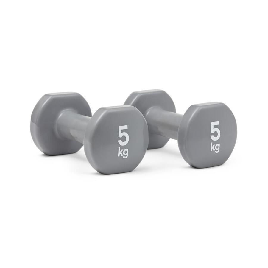 Reebok Grey Training Dumbbells 5kg