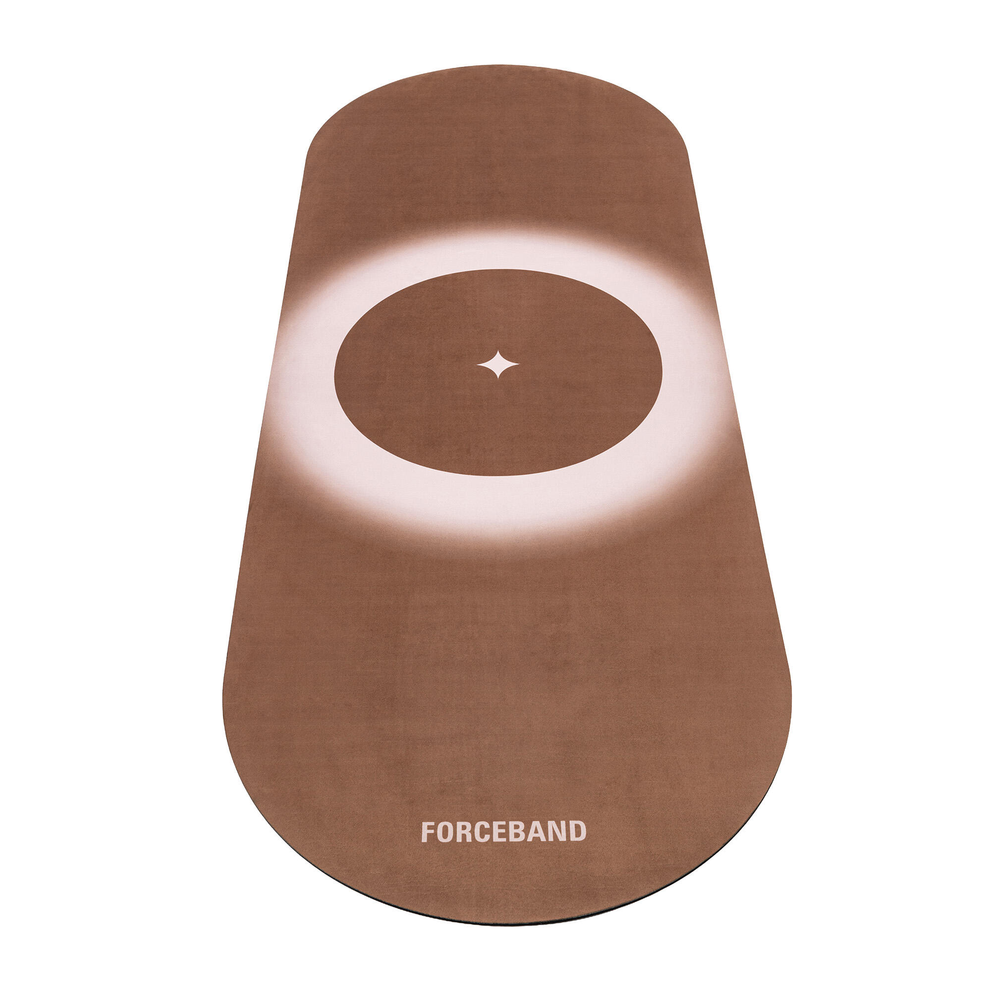 Mata do ćwiczeń, jogi, pilatesu mikrofibra eco kauczuk FORCEBAND 5mm 5/6
