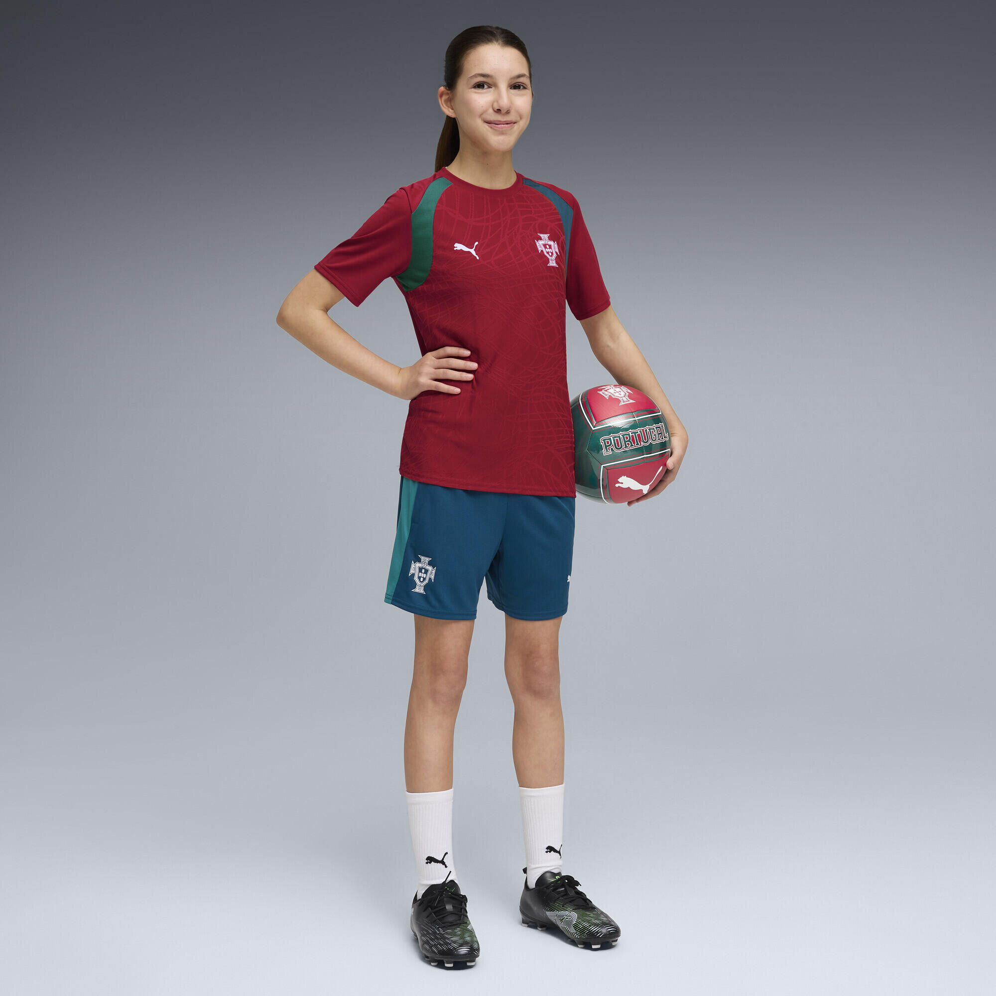 Portugal trainingsshort met zakken voor jongeren PUMA 4/6