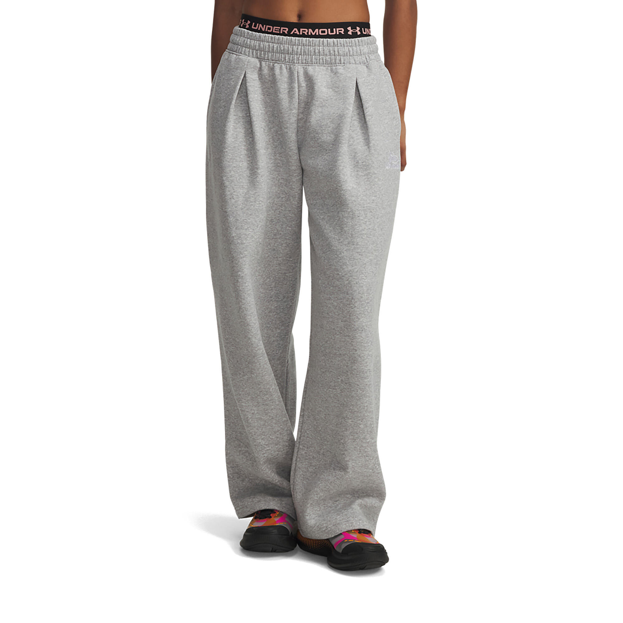 Spodnie damskie Under Armour Rival Fleece Script 4/4