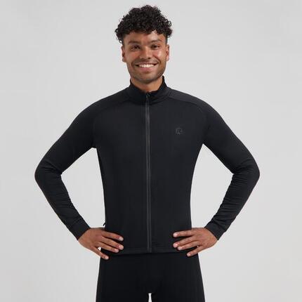 Maillot de cyclisme manches longues Homme Bleu marine Essential II
